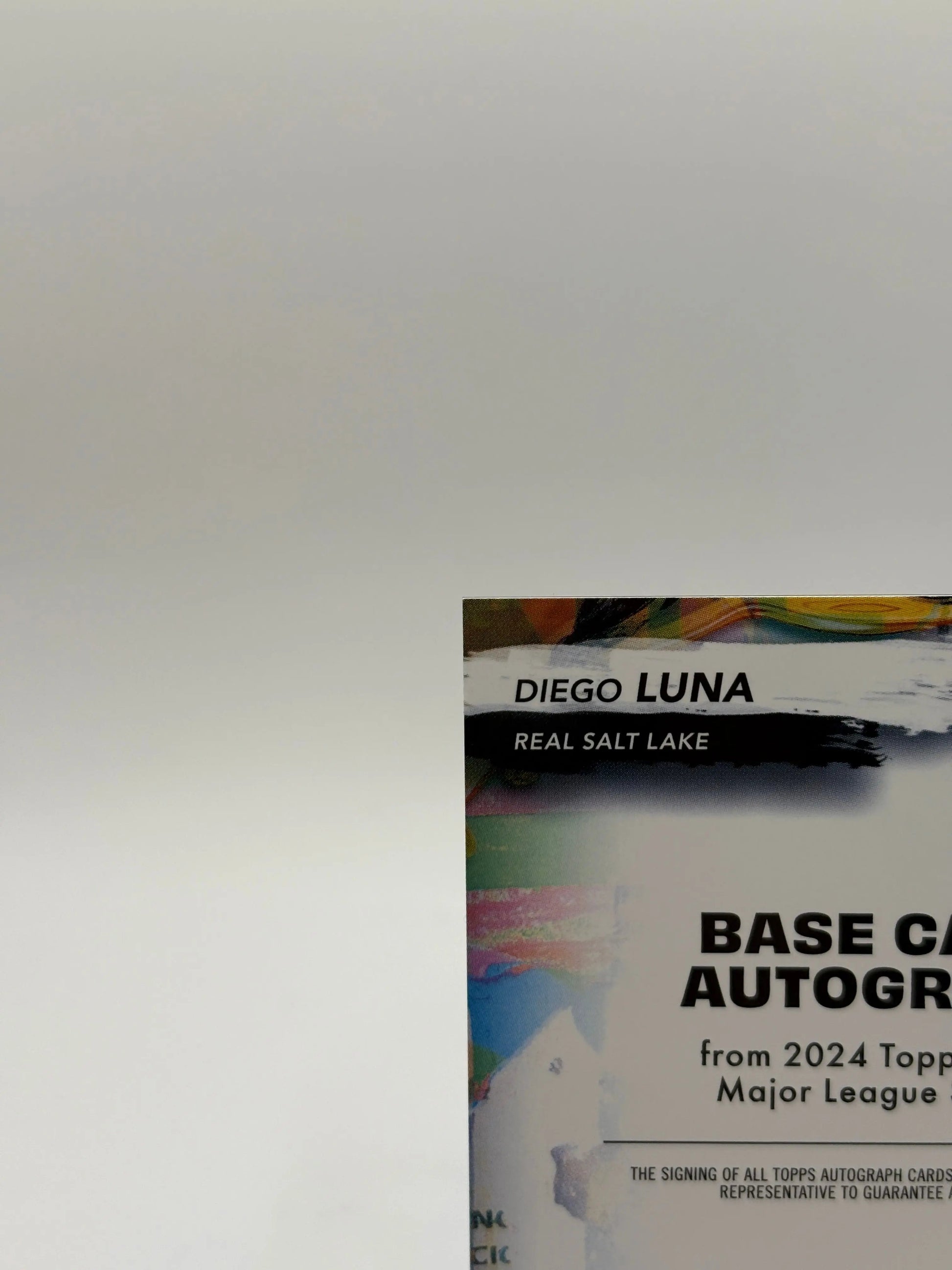Topps Finest MLS Soccer - BA-DL Diego Luna Base Card Autograph FRENLY BRICKS - Open 7 Days