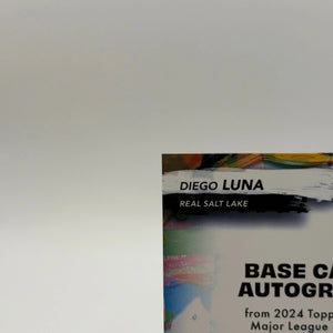 Topps Finest MLS Soccer - BA-DL Diego Luna Base Card Autograph FRENLY BRICKS - Open 7 Days