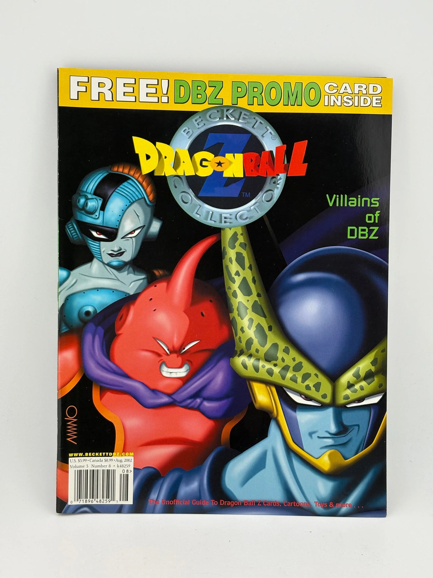 Beckett Collectors Dragon Ball Z Volume 3 Number 8 Villains of DBz FRENLY BRICKS - Open 7 Days