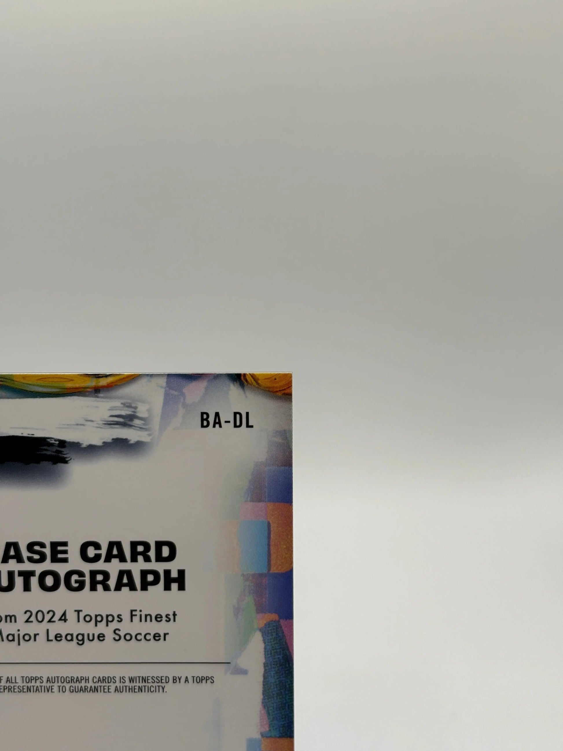 Topps Finest MLS Soccer - BA-DL Diego Luna Base Card Autograph FRENLY BRICKS - Open 7 Days