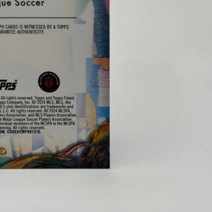 Topps Finest MLS Soccer - BA-DL Diego Luna Base Card Autograph FRENLY BRICKS - Open 7 Days