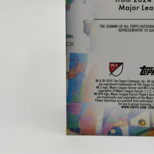 Topps Finest MLS Soccer - BA-DL Diego Luna Base Card Autograph FRENLY BRICKS - Open 7 Days
