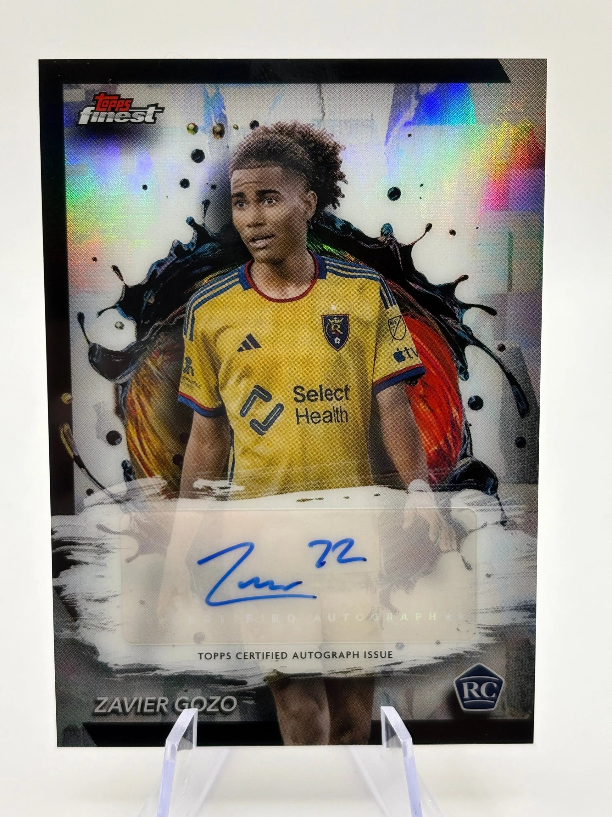2024 Topps Finest MLS BA-ZG Zavier Gozo Real Salt Lake Autograph RC FRENLY BRICKS - Open 7 Days