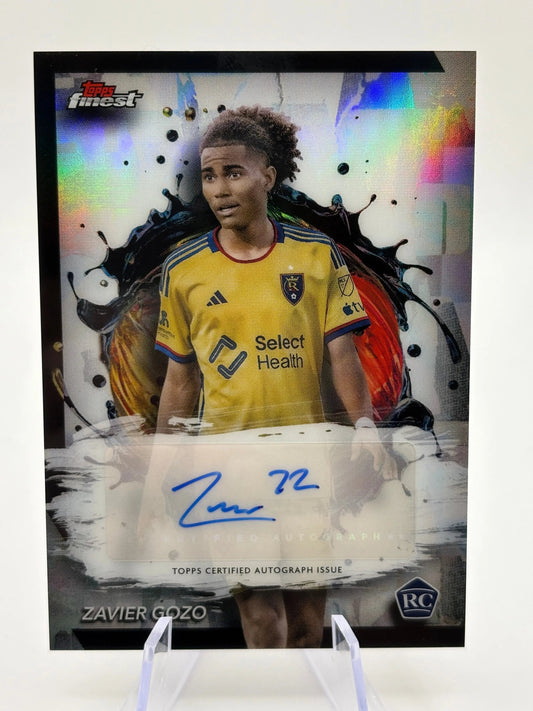 2024 Topps Finest MLS BA-ZG Zavier Gozo Real Salt Lake Autograph RC FRENLY BRICKS - Open 7 Days
