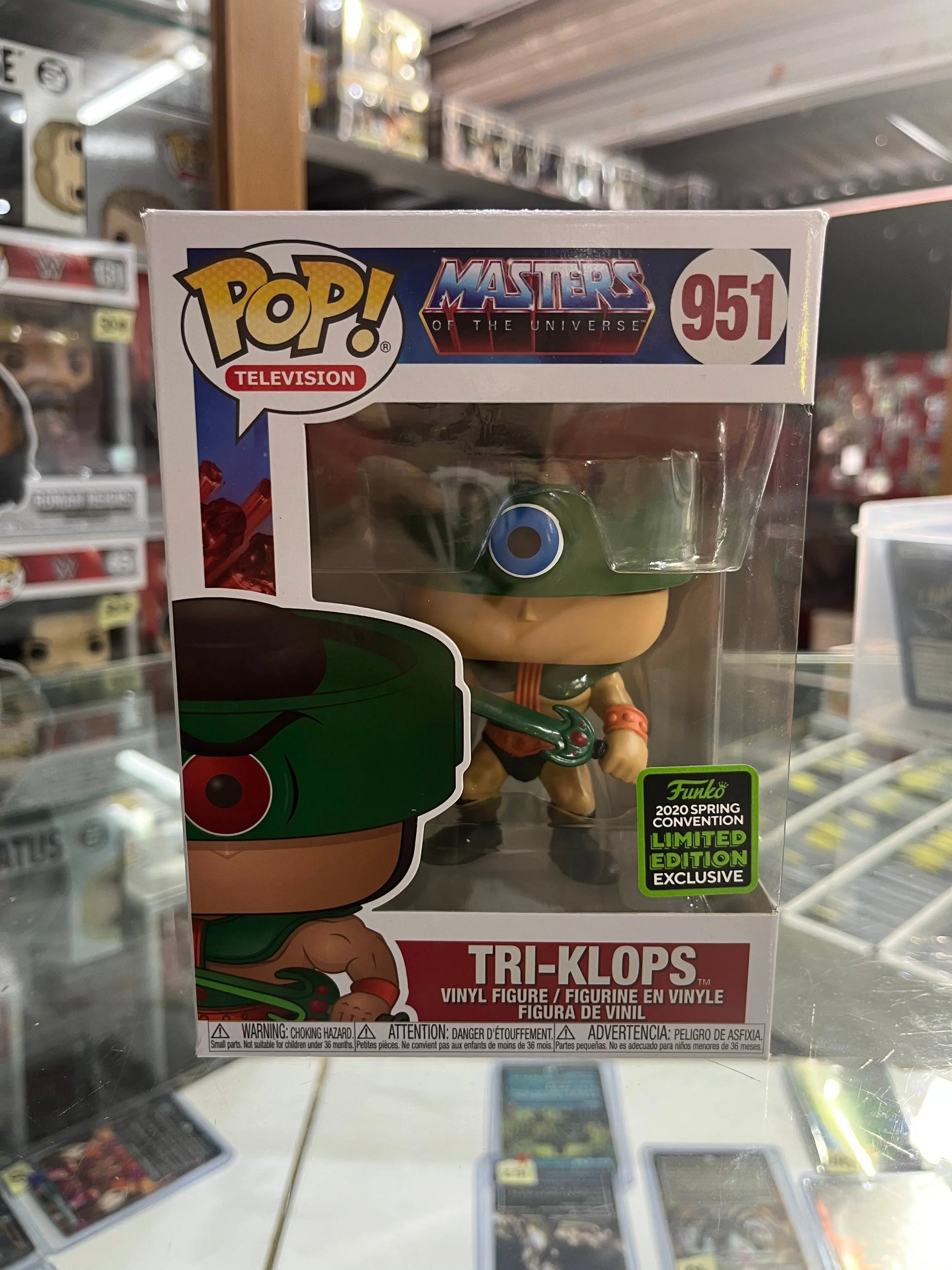 Funko POP Television - MOTU Tri-Klops #951 (2020 Spring Convention Exclusive) FRENLY BRICKS - Open 7 Days