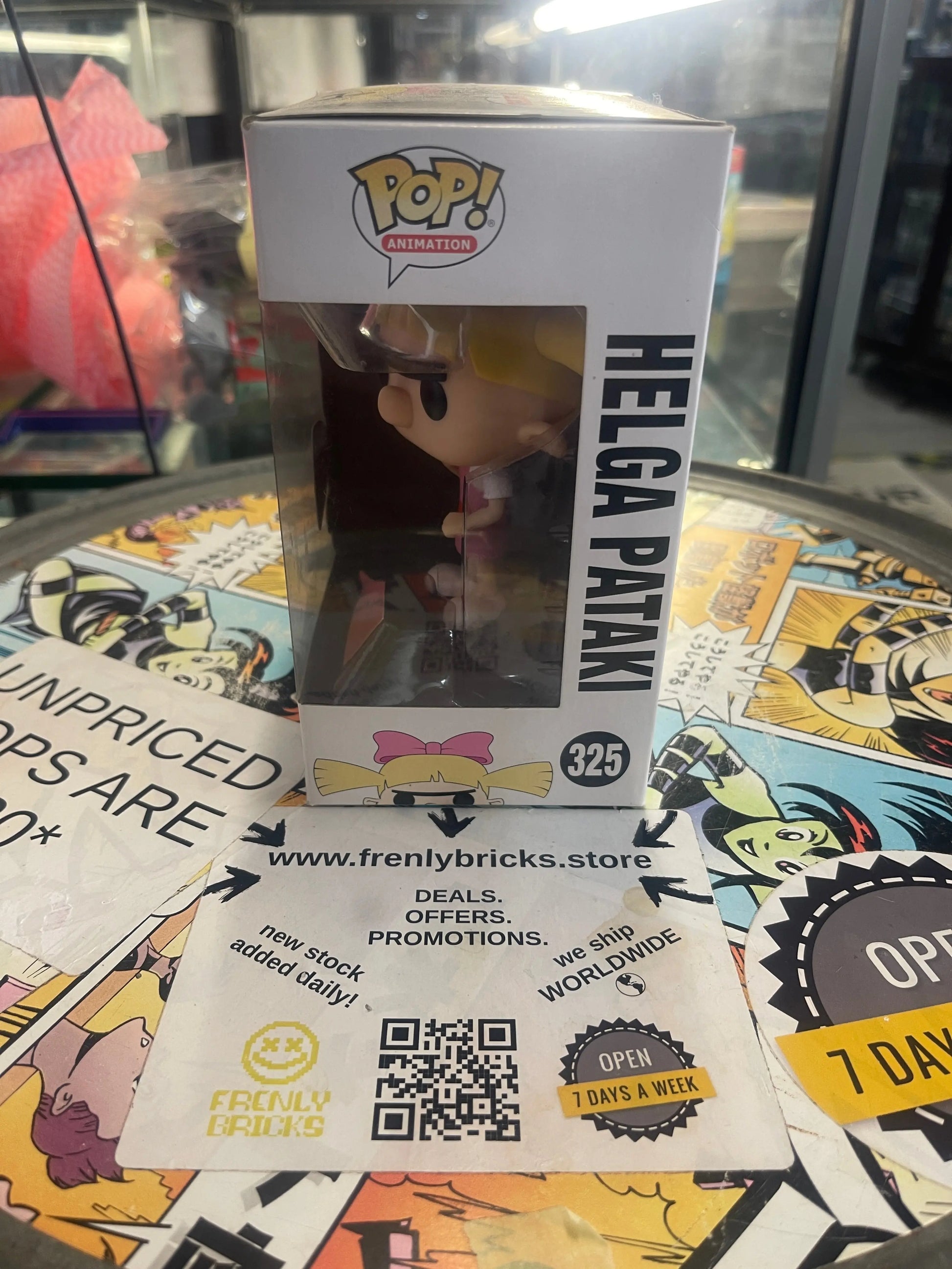 Funko POP! Animation Nickelodeon Hey Arnold! #325 Helga Pataki FRENLY BRICKS - Open 7 Days