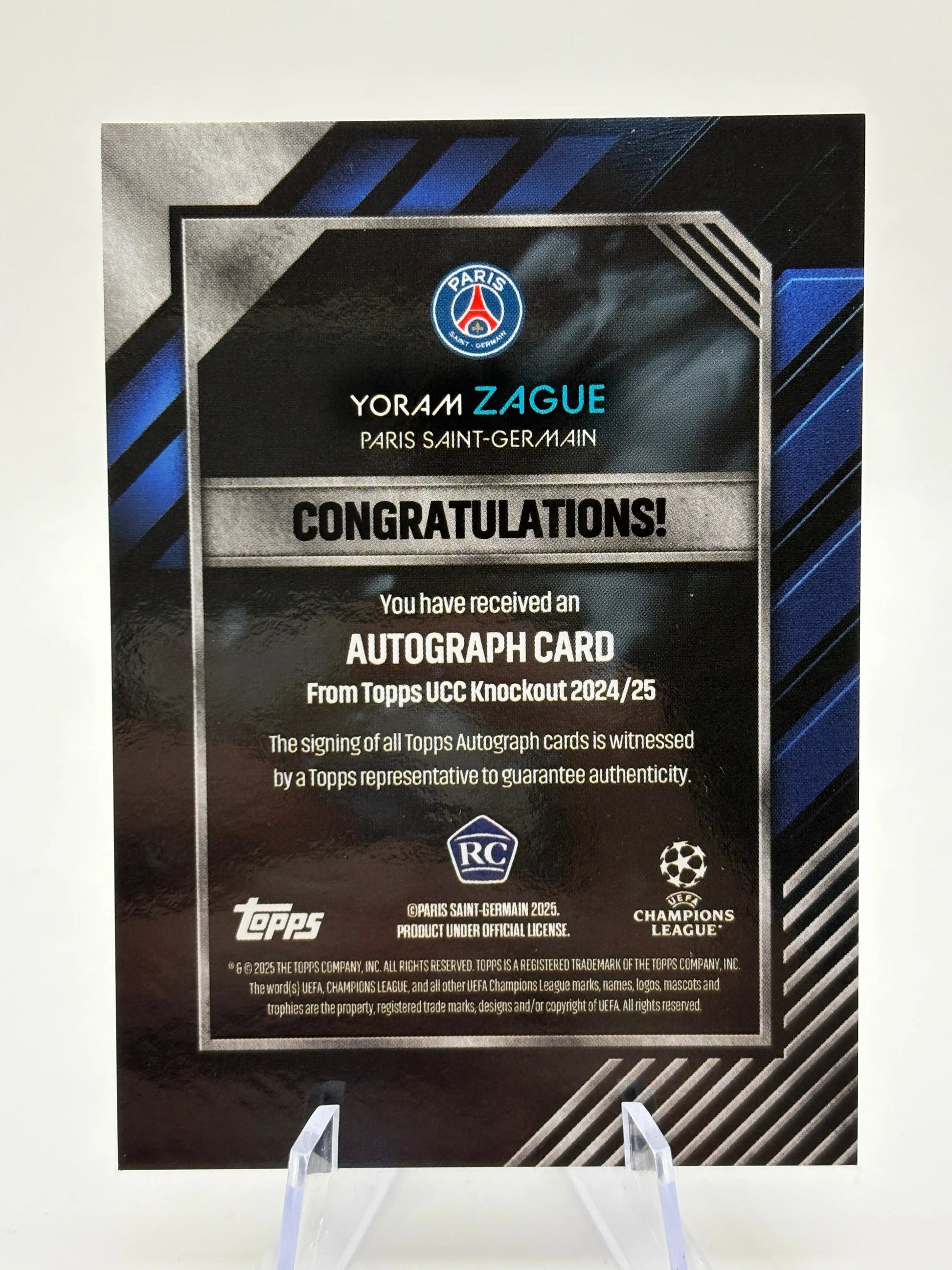 2024-25 Topps UCC Knockout - Yoram Zague 12/49 Auto Rookie FRENLY BRICKS - Open 7 Days