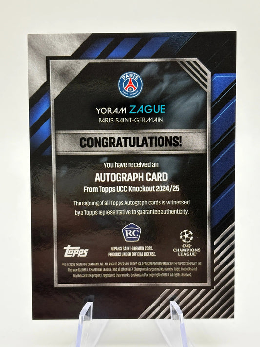 2024-25 Topps UCC Knockout - Yoram Zague 12/49 Auto Rookie FRENLY BRICKS - Open 7 Days