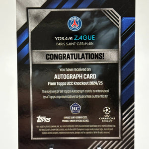 2024-25 Topps UCC Knockout - Yoram Zague 12/49 Auto Rookie FRENLY BRICKS - Open 7 Days