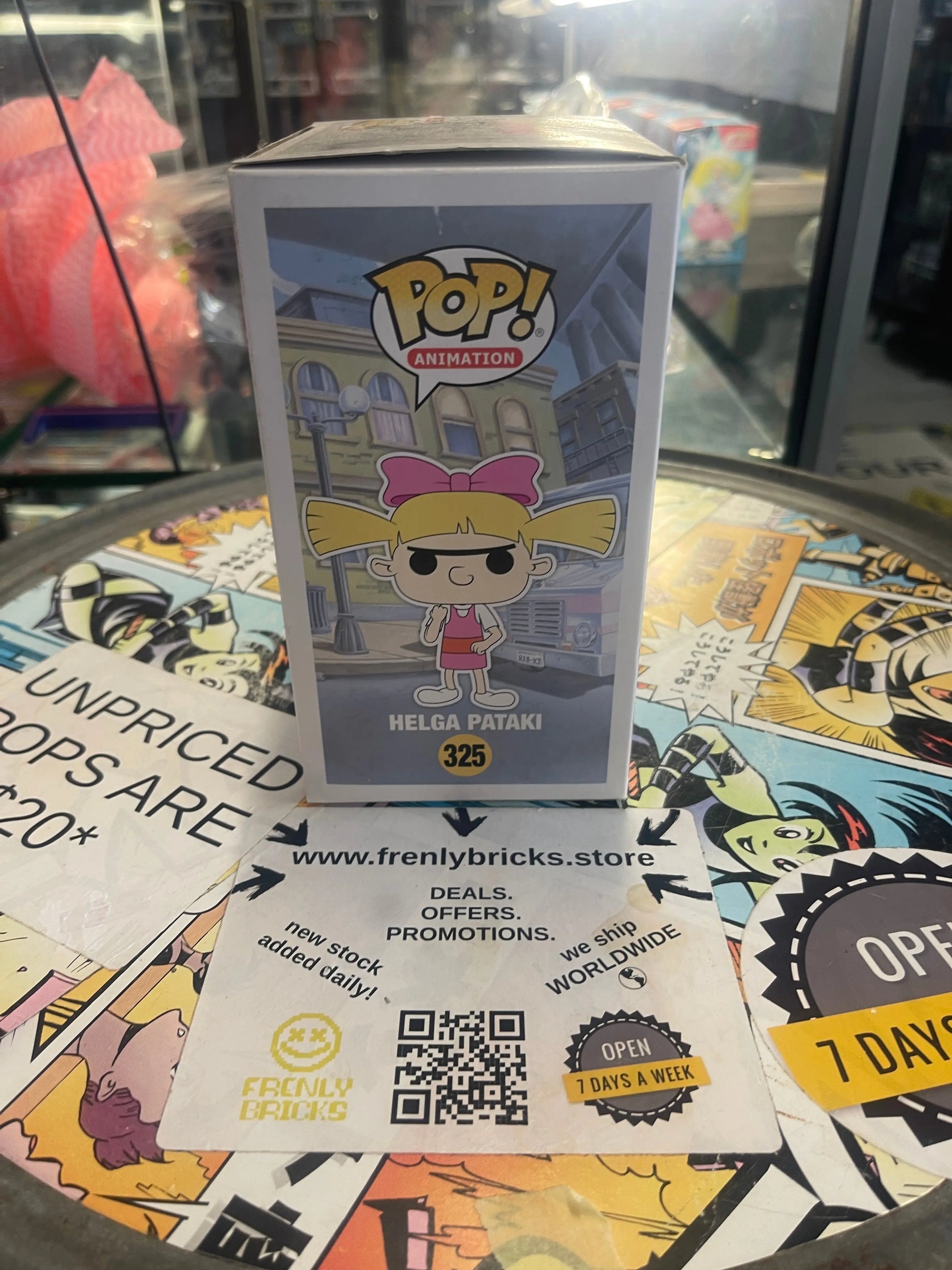 Funko POP! Animation Nickelodeon Hey Arnold! #325 Helga Pataki FRENLY BRICKS - Open 7 Days