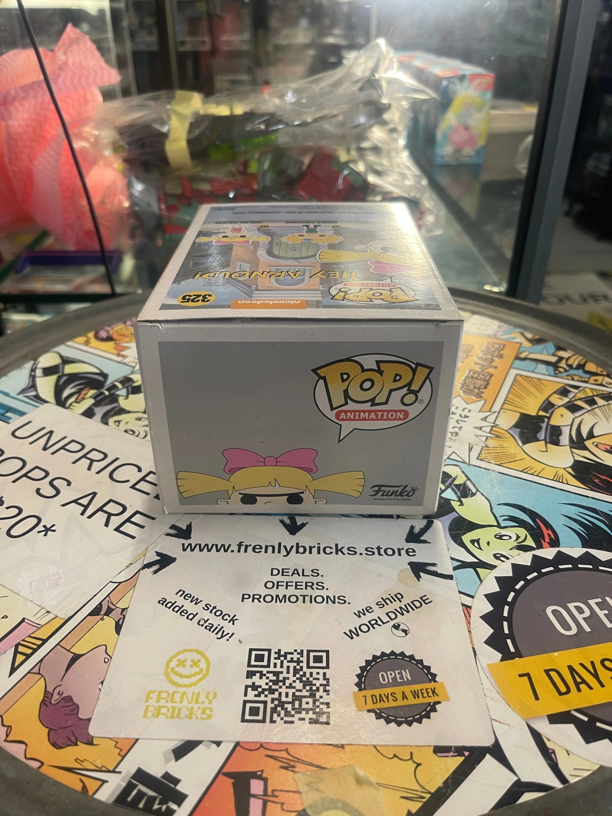 Funko POP! Animation Nickelodeon Hey Arnold! #325 Helga Pataki FRENLY BRICKS - Open 7 Days