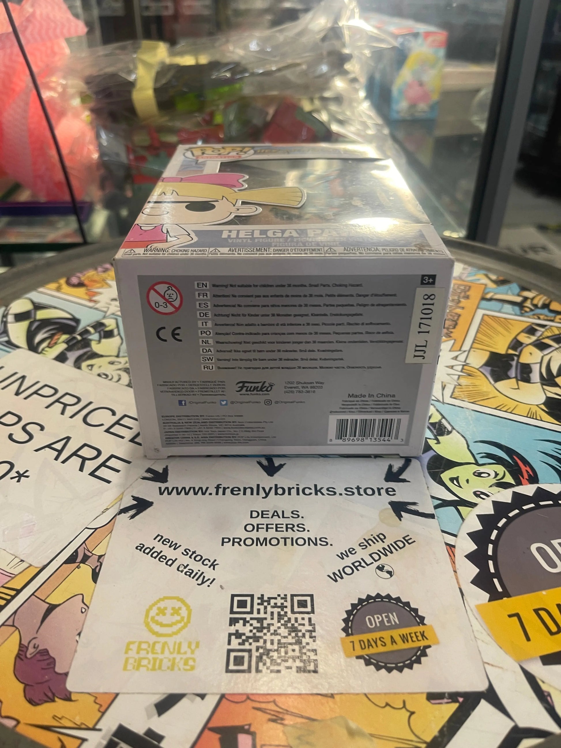 Funko POP! Animation Nickelodeon Hey Arnold! #325 Helga Pataki FRENLY BRICKS - Open 7 Days