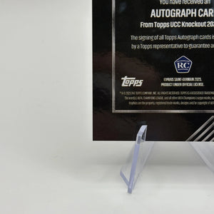 2024-25 Topps UCC Knockout - Yoram Zague 12/49 Auto Rookie FRENLY BRICKS - Open 7 Days