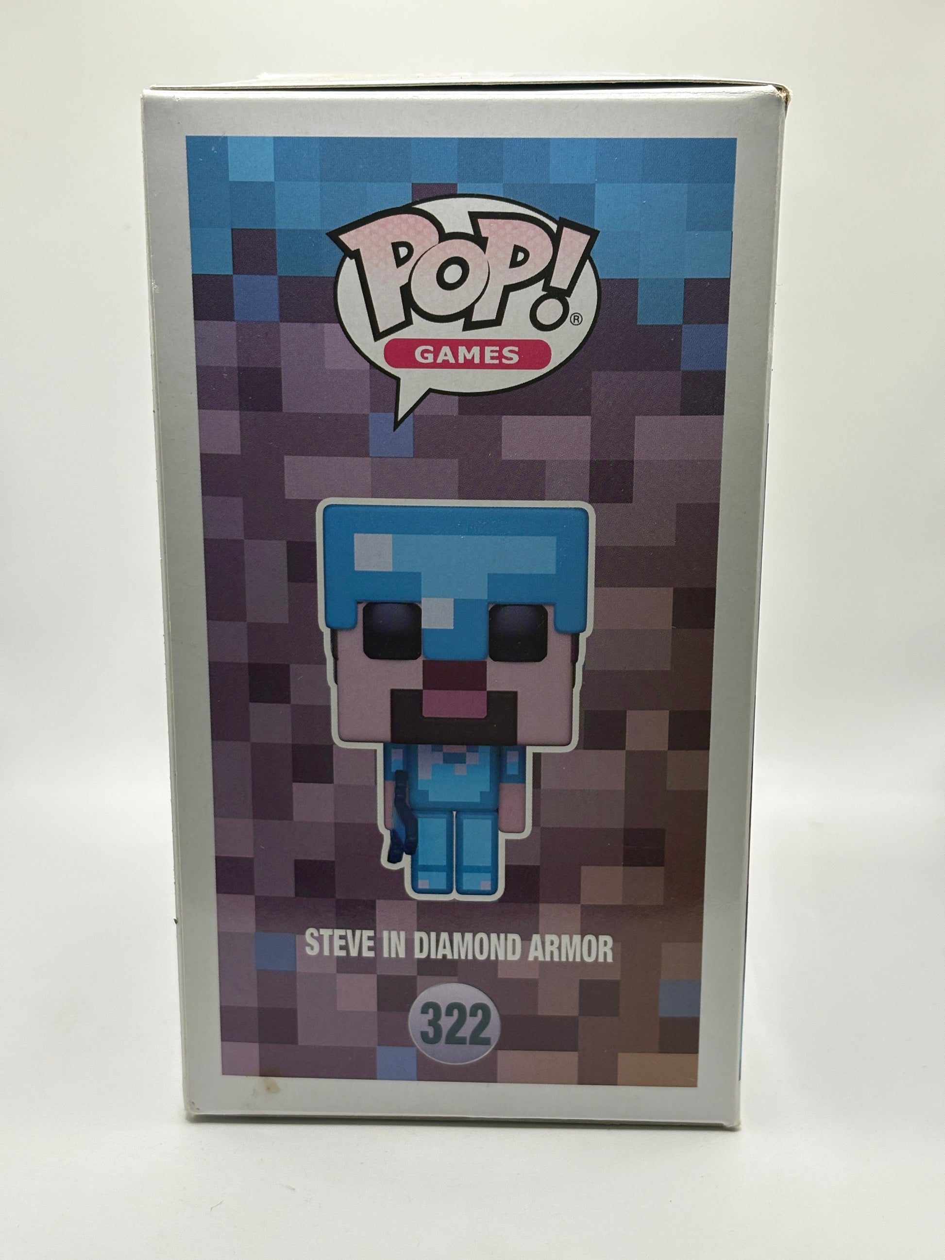 Funko POP! Games Minecraft #322 Steve in Diamond Armor Vinyl Figure FRENLY BRICKS - Open 7 Days