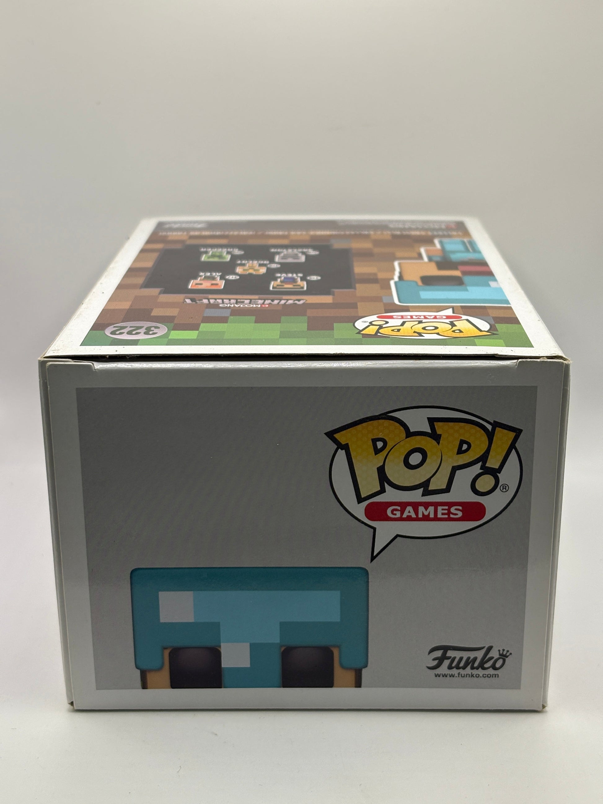 Funko POP! Games Minecraft #322 Steve in Diamond Armor Vinyl Figure FRENLY BRICKS - Open 7 Days