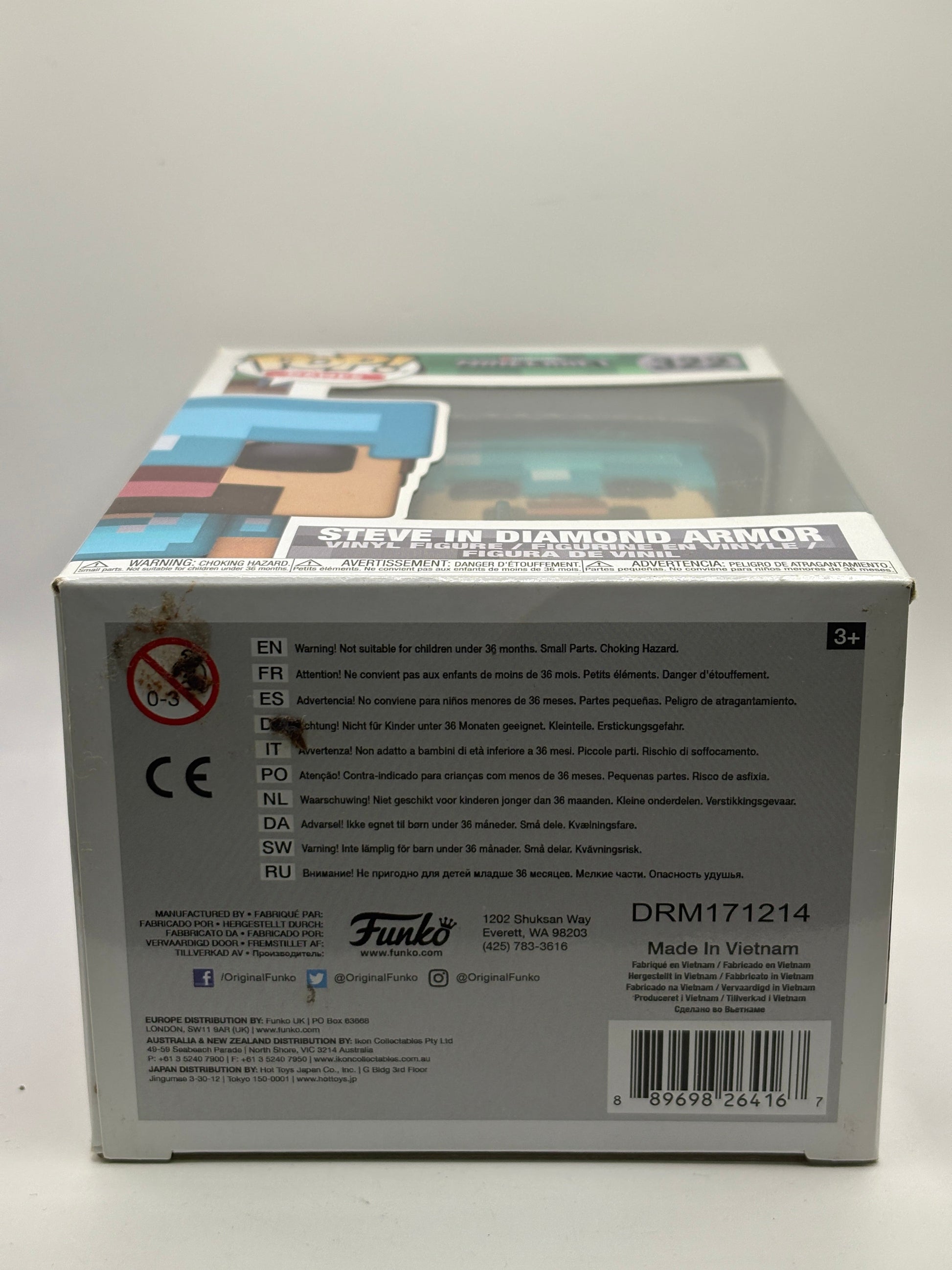 Funko POP! Games Minecraft #322 Steve in Diamond Armor Vinyl Figure FRENLY BRICKS - Open 7 Days