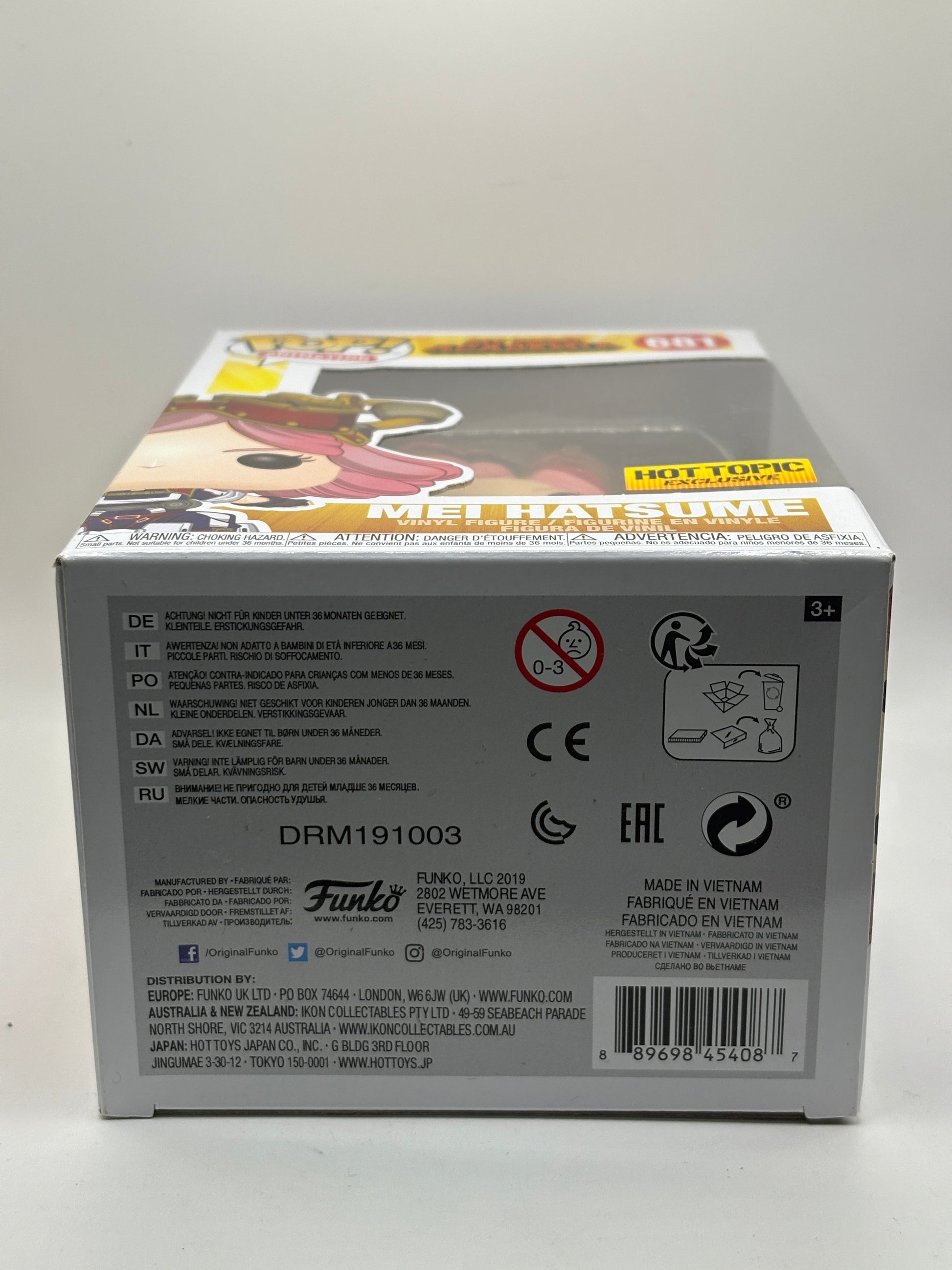 Funko POP! Animation My Hero Academia #681 Mei Hatsume Hot Topic Exclusive FRENLY BRICKS - Open 7 Days