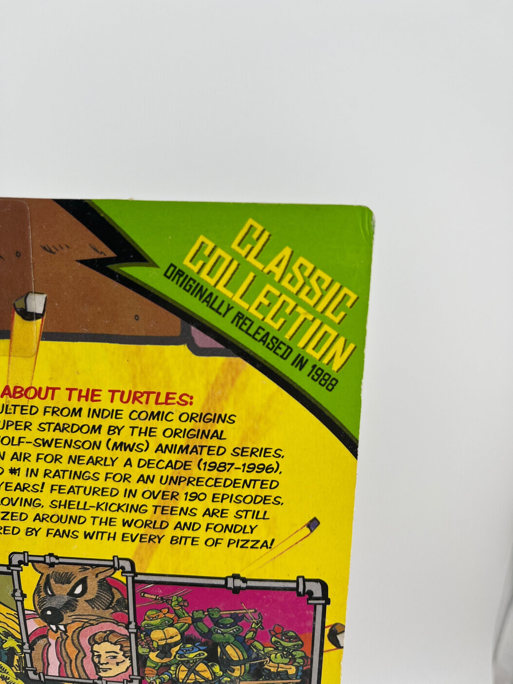 Michelangelo TMNT Classic Collection Playmates 2013 Reissue 1988 Factory Sealed FRENLY BRICKS - Open 7 Days