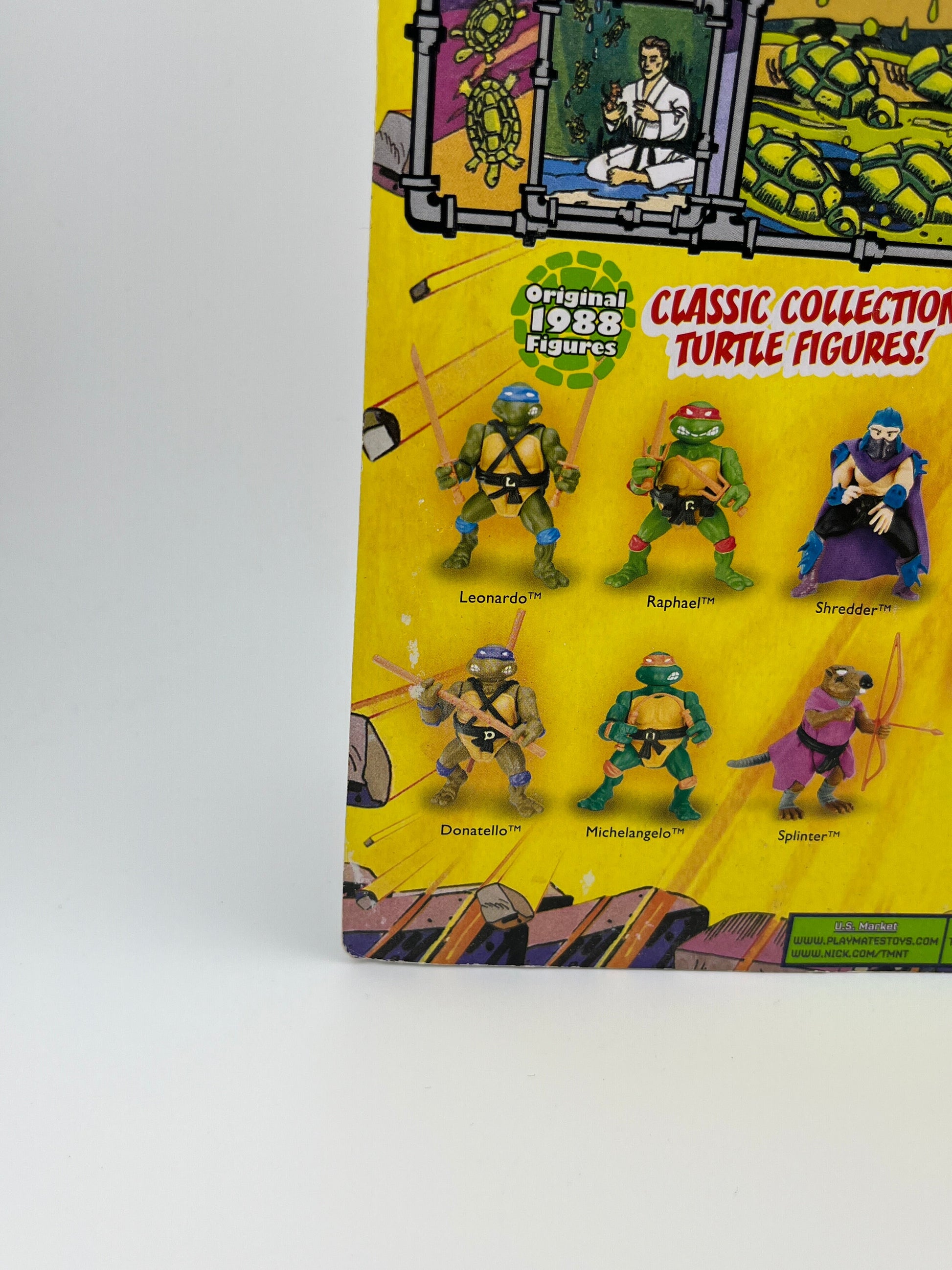 Michelangelo TMNT Classic Collection Playmates 2013 Reissue 1988 Factory Sealed FRENLY BRICKS - Open 7 Days