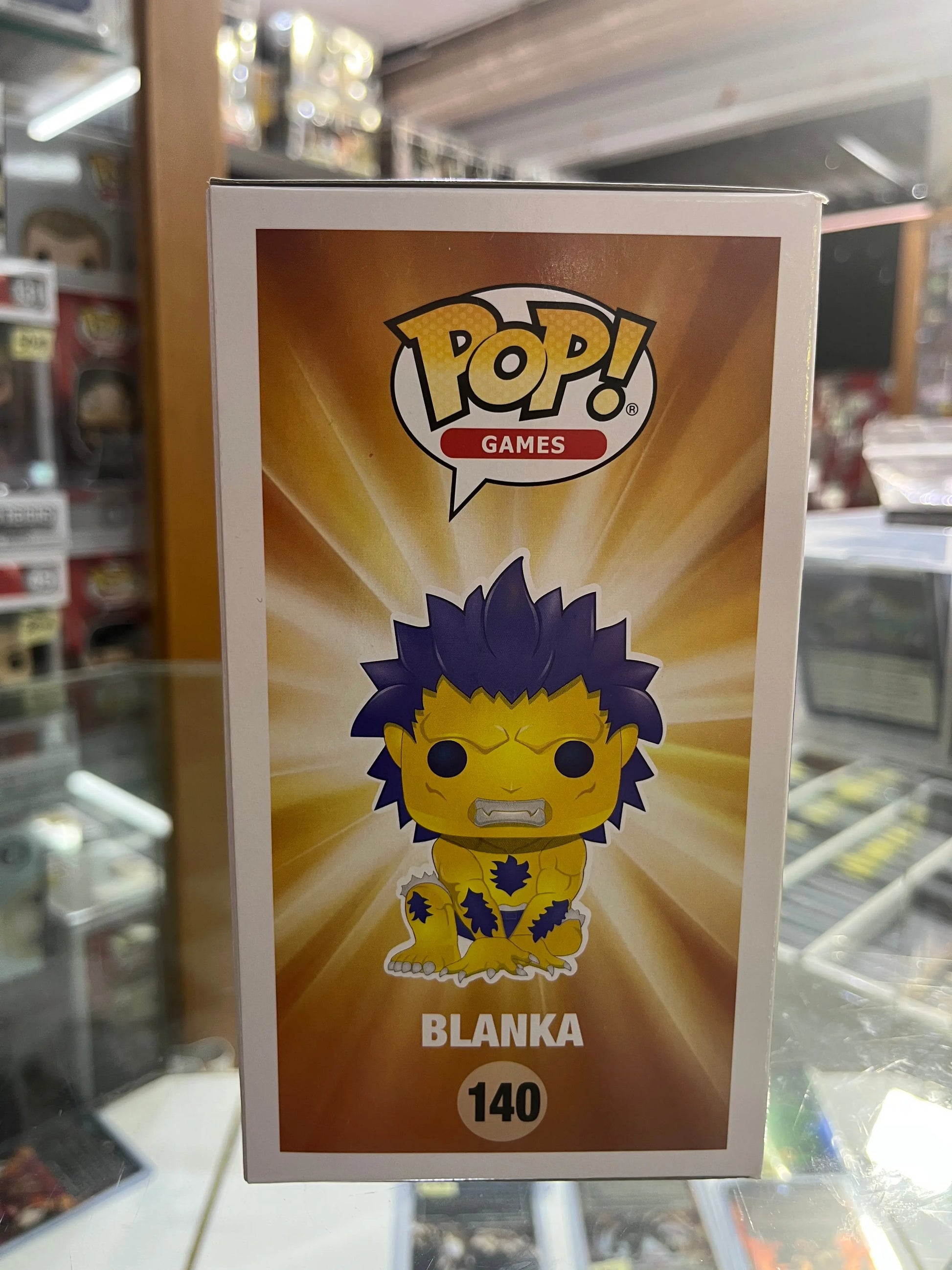 Funko POP Games - Street Fighter - Blanka #140 FRENLY BRICKS - Open 7 Days
