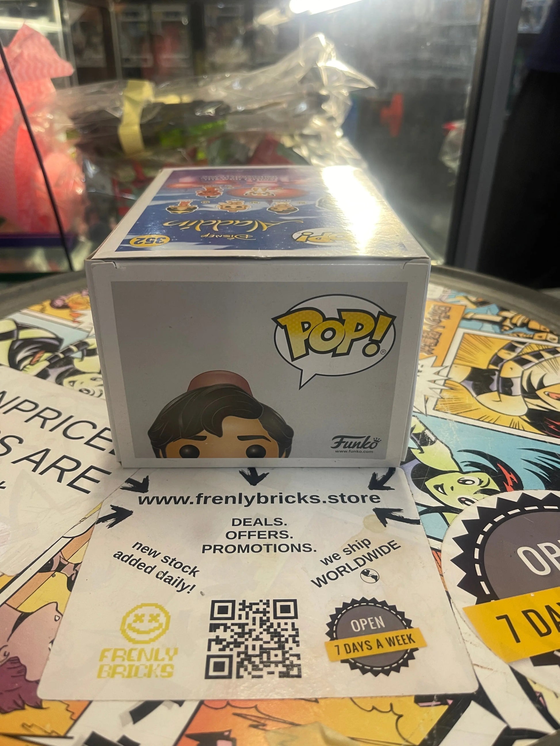 Funko POP! Disney Aladdin #352 FRENLY BRICKS - Open 7 Days