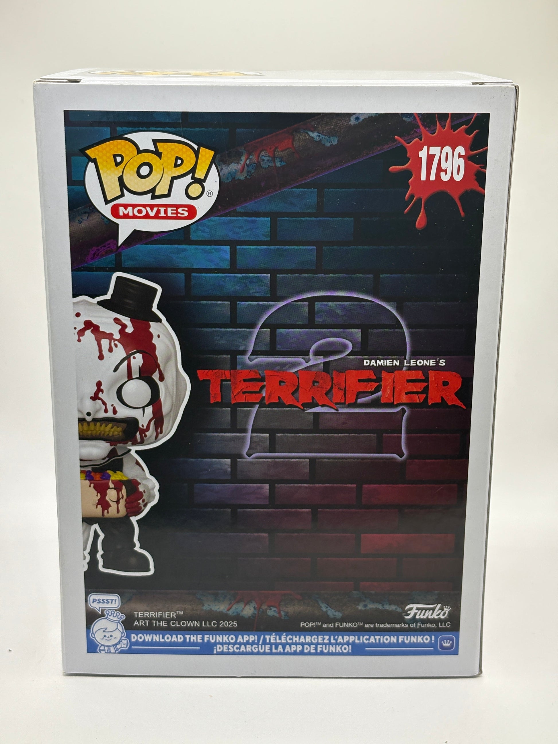 Funko POP! Movies Terrifier 2 #1796 Art The Clown Vinyl Figure FRENLY BRICKS - Open 7 Days