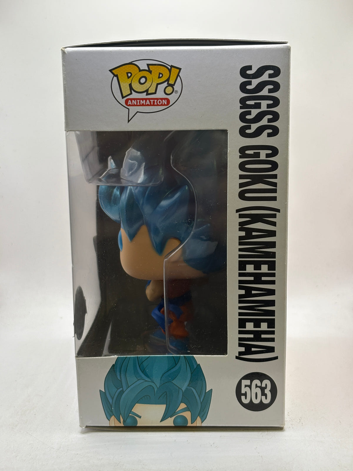 Funko POP! Animation Dragon Ball Super #563 SSGSS Goku (Kamehameha) Vinyl Figure image 2