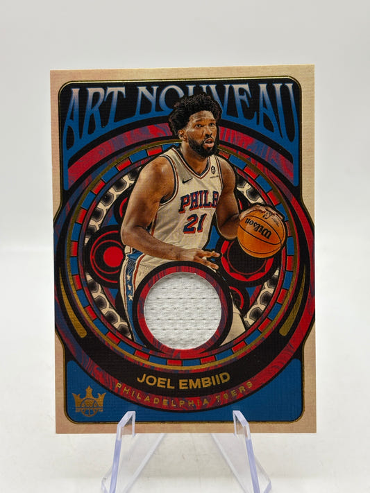 2024-25 Panini Court Kings Basketball #AN-JLE Joel Embiid Art Nouveau Patch