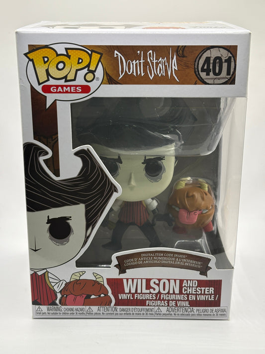 Funko POP! Games Don’t Starve #401 Wilson and Chester Vinyl Figure FRENLY BRICKS - Open 7 Days