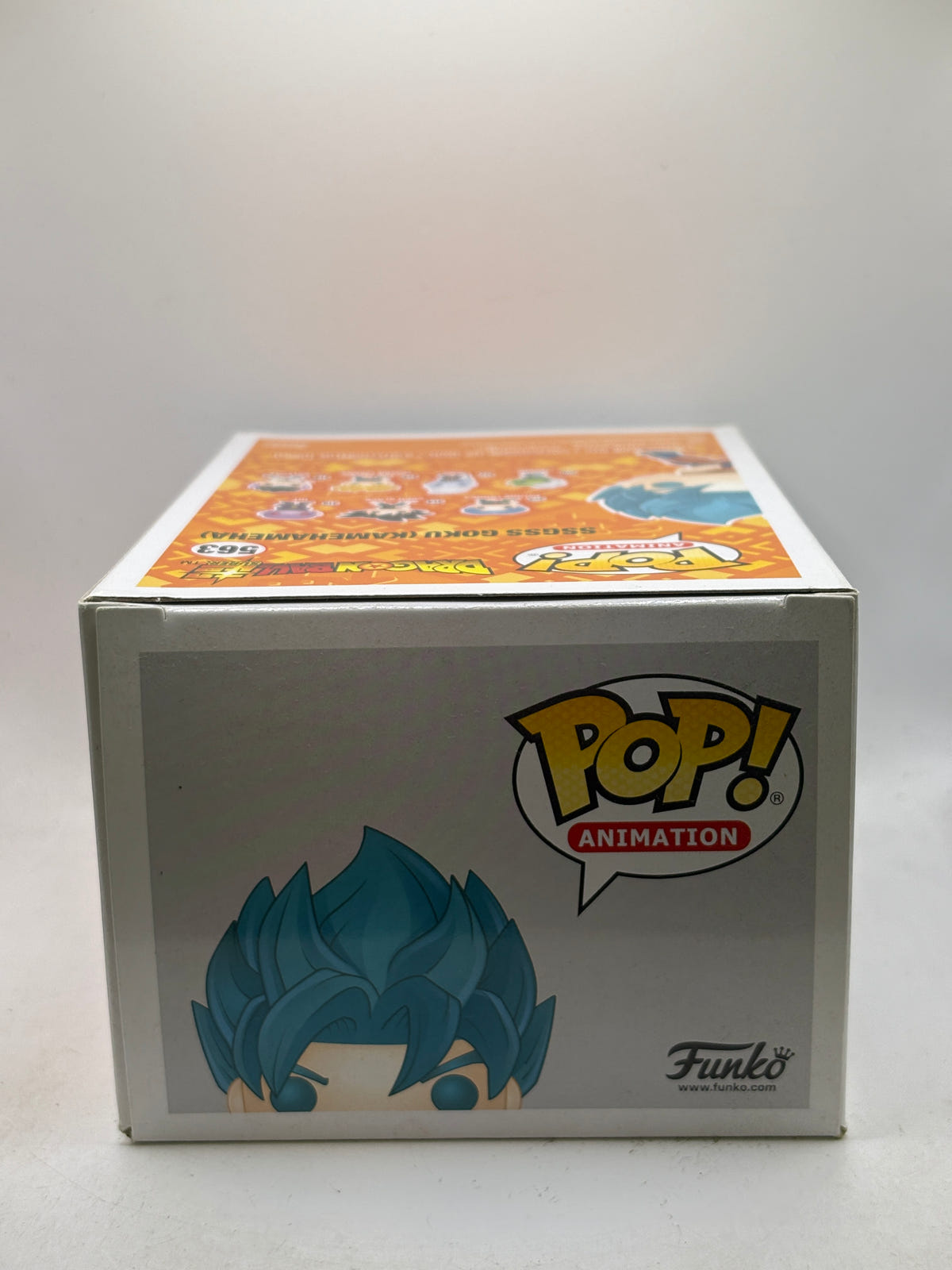 Funko POP! Animation Dragon Ball Super #563 SSGSS Goku (Kamehameha) Vinyl Figure image 5