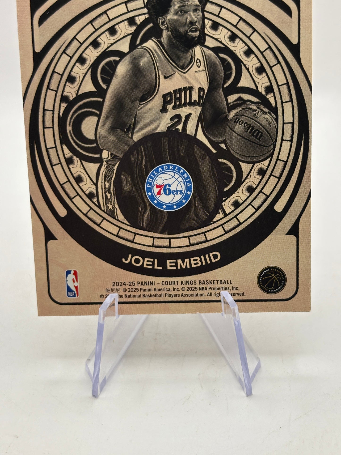 2024-25 Panini Court Kings Basketball #AN-JLE Joel Embiid Art Nouveau Patch