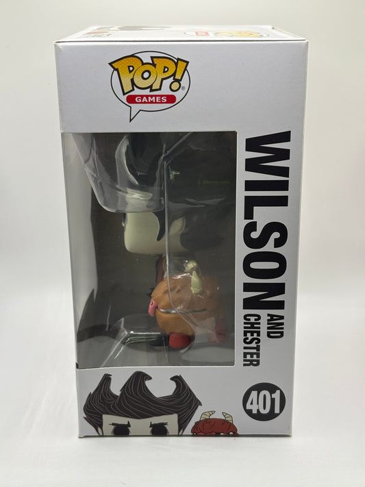 Funko POP! Games Don’t Starve #401 Wilson and Chester Vinyl Figure FRENLY BRICKS - Open 7 Days
