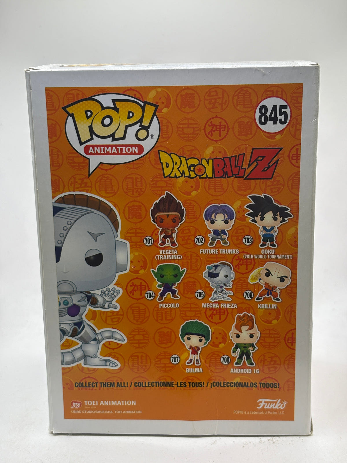 Funko POP! Animation Dragon Ball Z #845 Mecha Frieza Glow Special Edition Vinyl Figure, photo 3 image 3