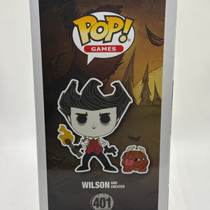 Funko POP! Games Don’t Starve #401 Wilson and Chester Vinyl Figure FRENLY BRICKS - Open 7 Days