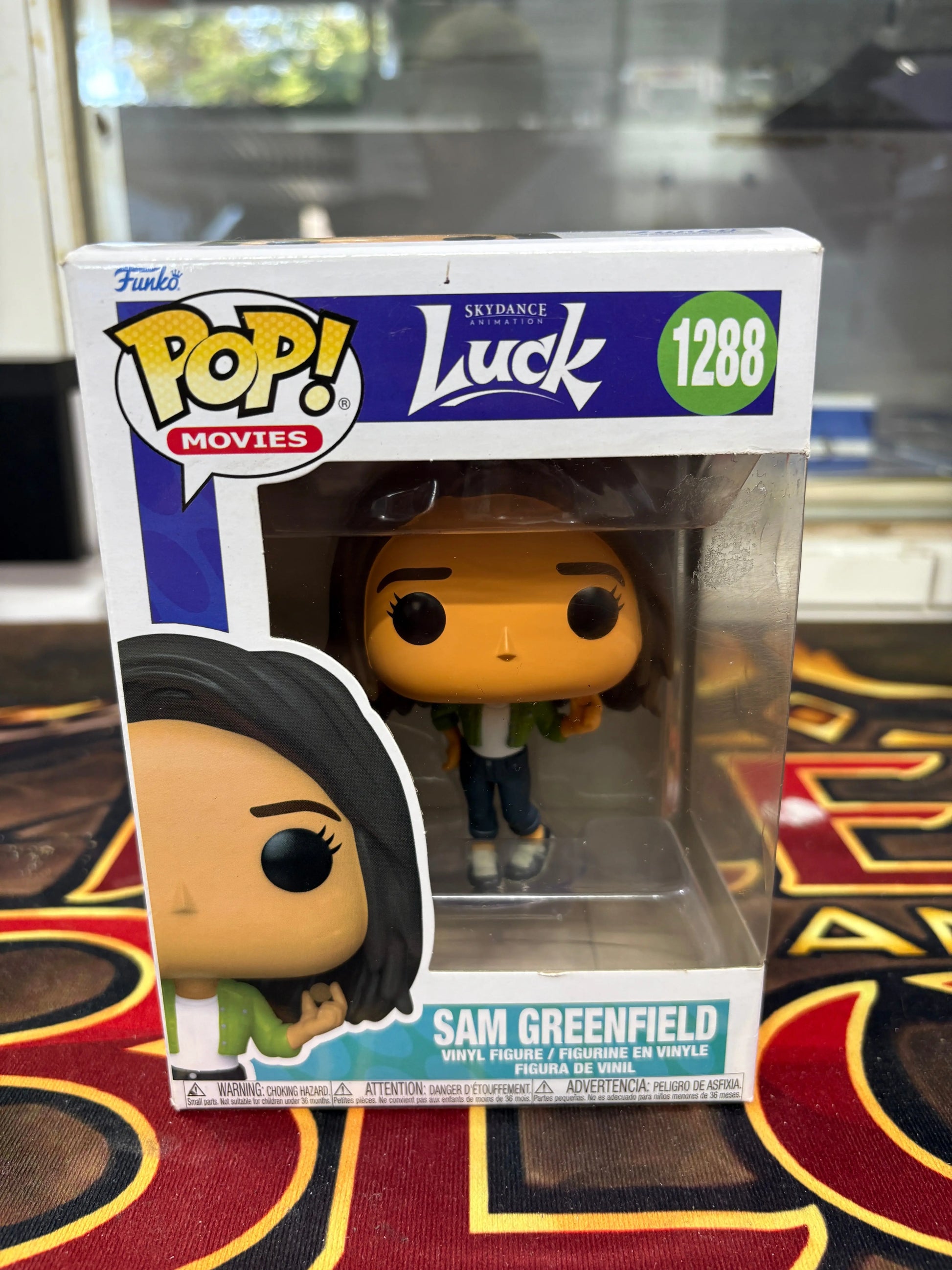 Funko Pop! Sam Greenfield From Luck #1288 FRENLY BRICKS - Open 7 Days