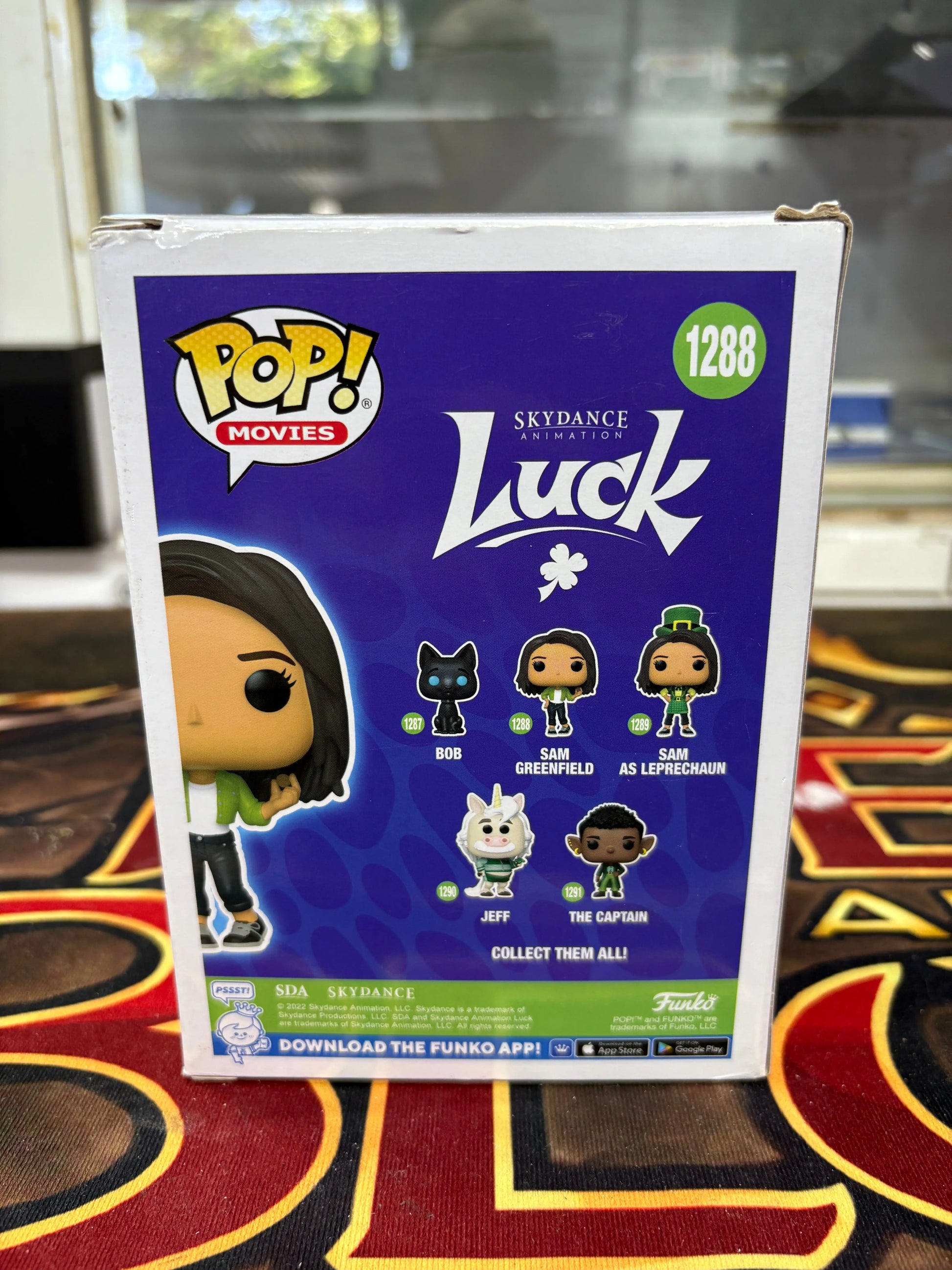 Funko Pop! Sam Greenfield From Luck #1288 FRENLY BRICKS - Open 7 Days