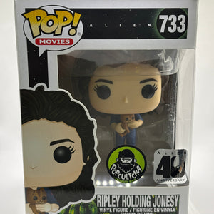 Funko POP! Movies Alien #733 Ripley Holding Jonesy Popcultcha Exclusive FRENLY BRICKS - Open 7 Days