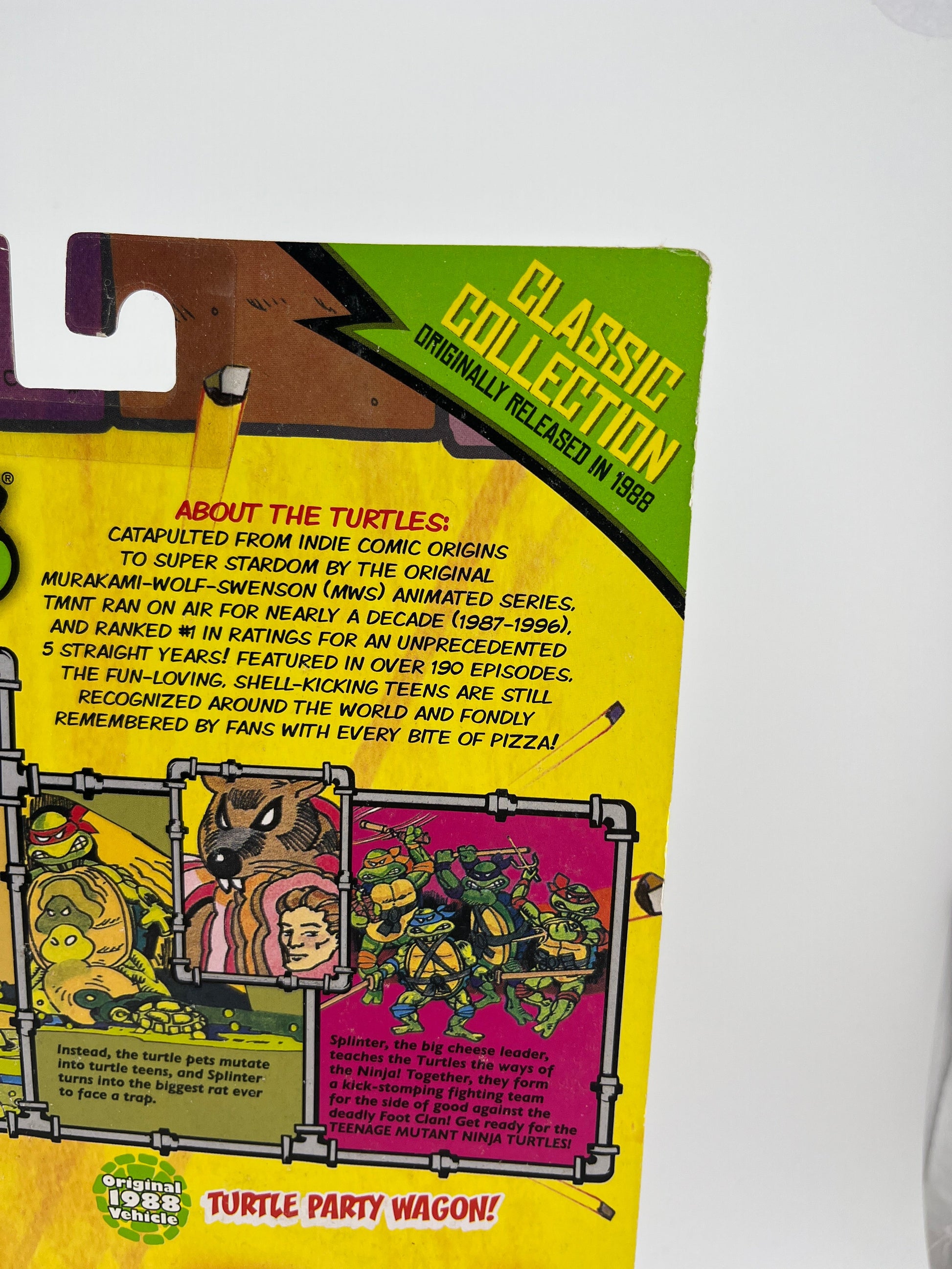 Playmates Classic Teenage Mutant Ninja Turtles TMNT New Reissued 2013 Raphael FRENLY BRICKS - Open 7 Days