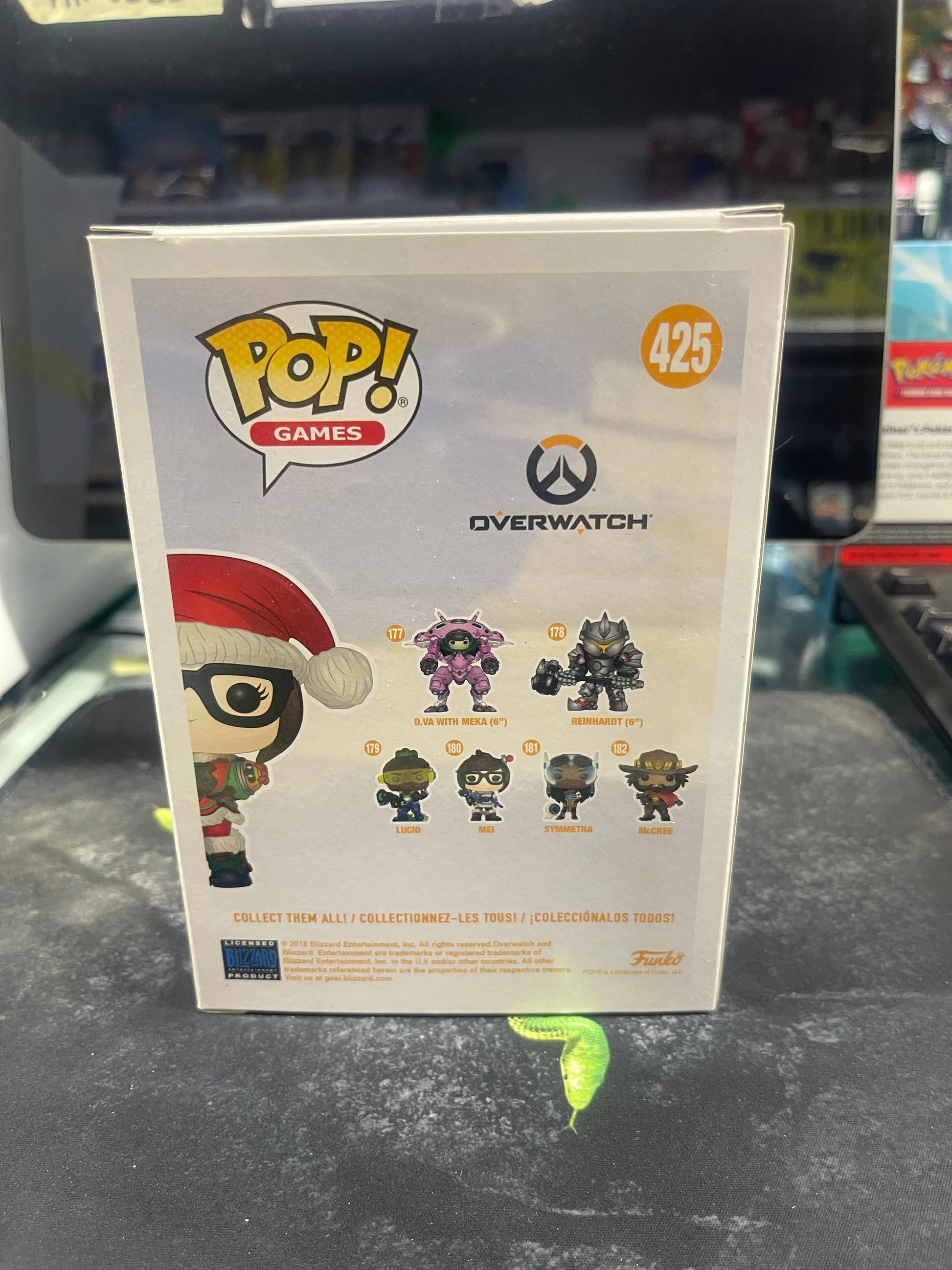 Funko POP! Games Overwatch #425 Mei Christmas FRENLY BRICKS - Open 7 Days