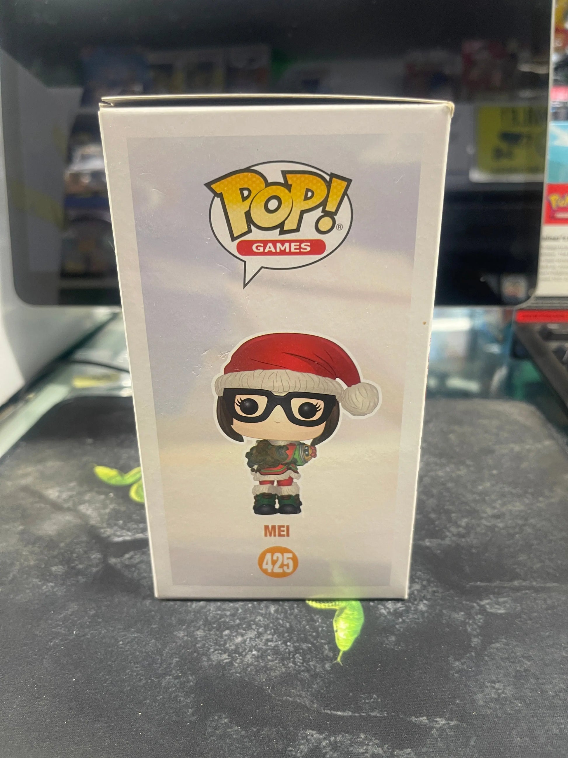 Funko POP! Games Overwatch #425 Mei Christmas FRENLY BRICKS - Open 7 Days