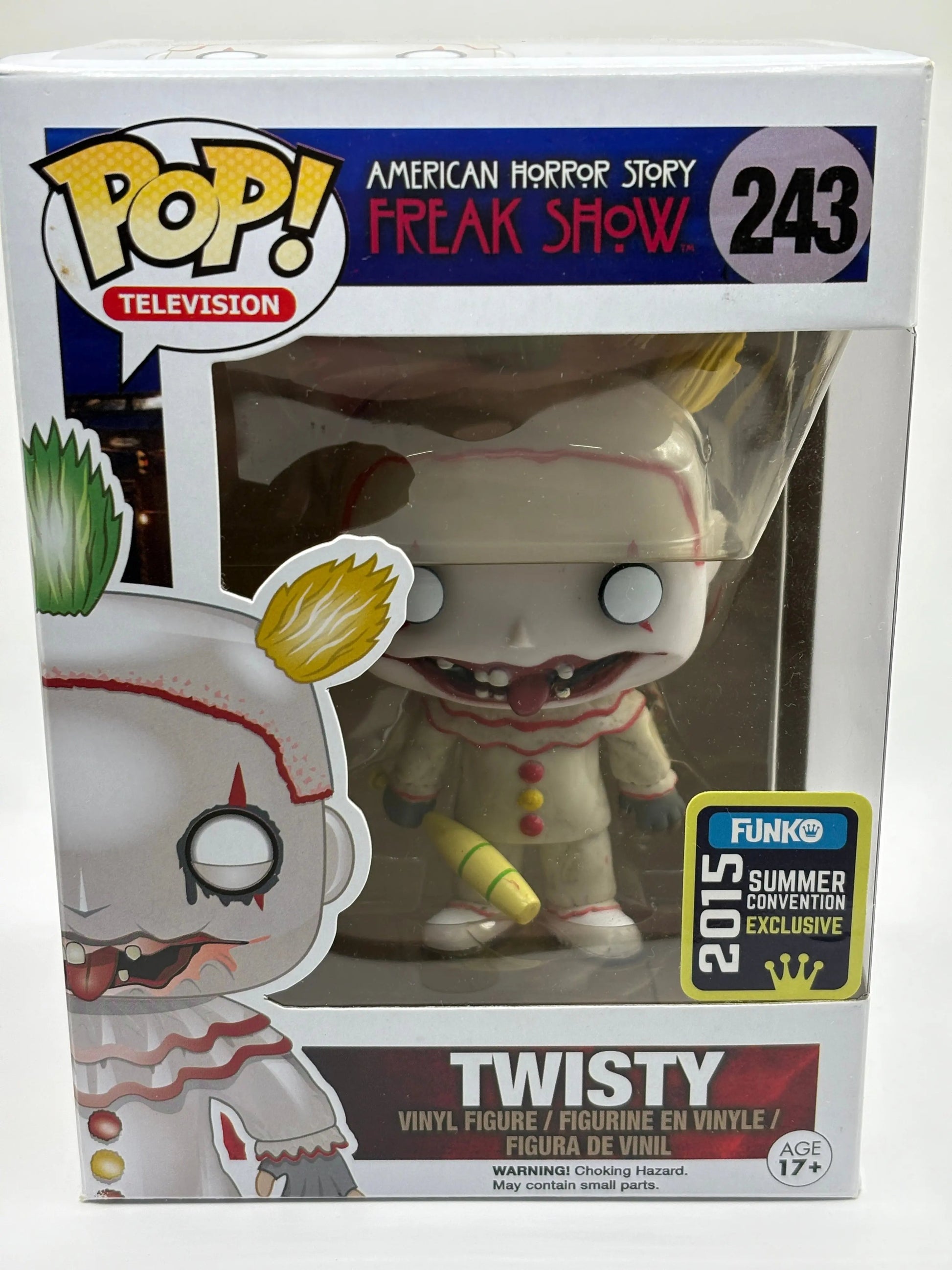 Funko POP! AHS Freak Show #243 Twisty 2015 Summer Con Exclusive FRENLY BRICKS - Open 7 Days