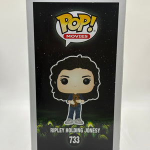 Funko POP! Movies Alien #733 Ripley Holding Jonesy Popcultcha Exclusive FRENLY BRICKS - Open 7 Days