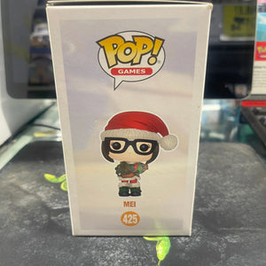Funko POP! Games Overwatch #425 Mei Christmas FRENLY BRICKS - Open 7 Days