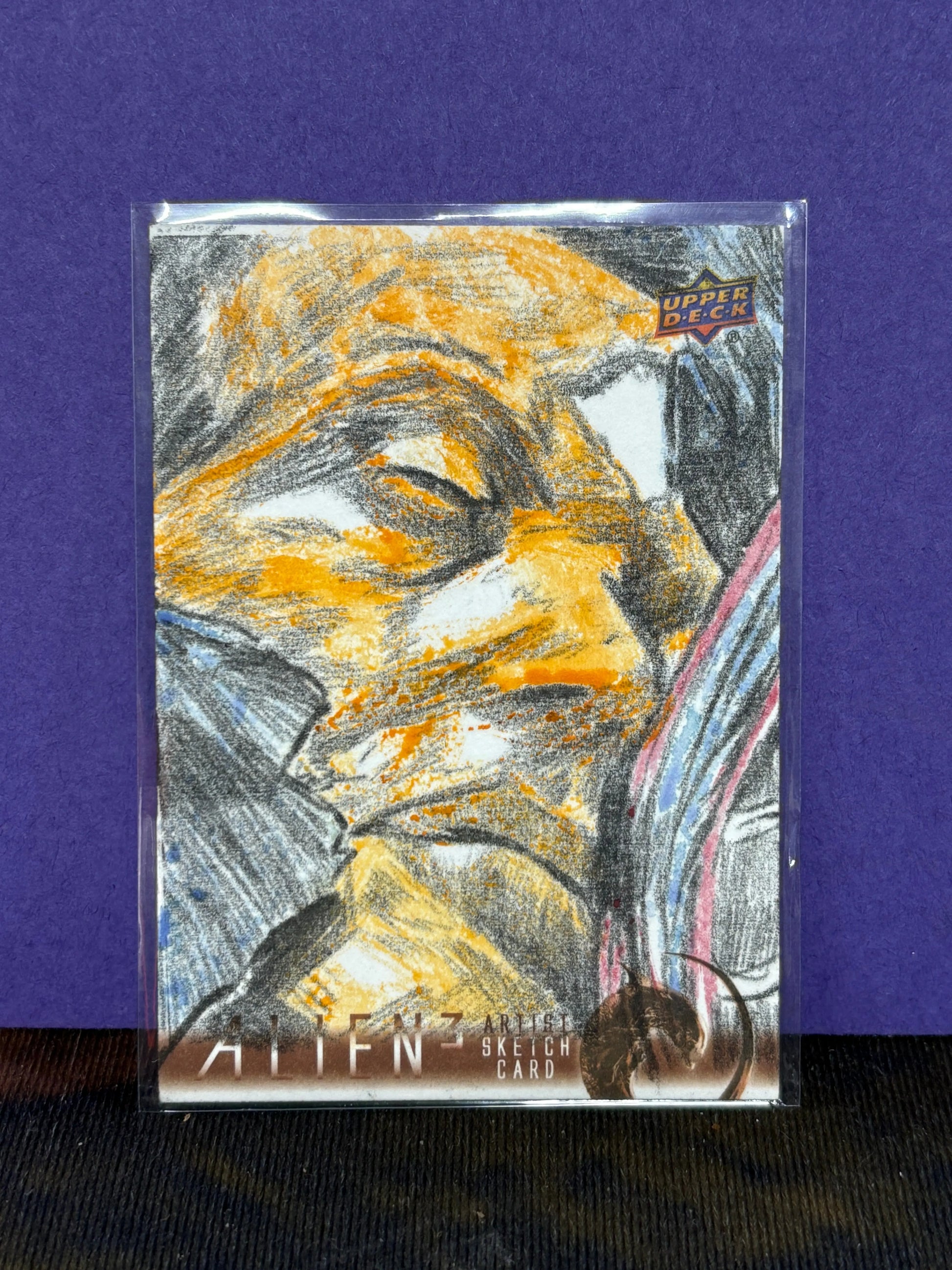 2018 Upper Deck Alien 3 Artist Sketch Card 1/1 Jeffrey Benitez FRENLY BRICKS - Open 7 Days