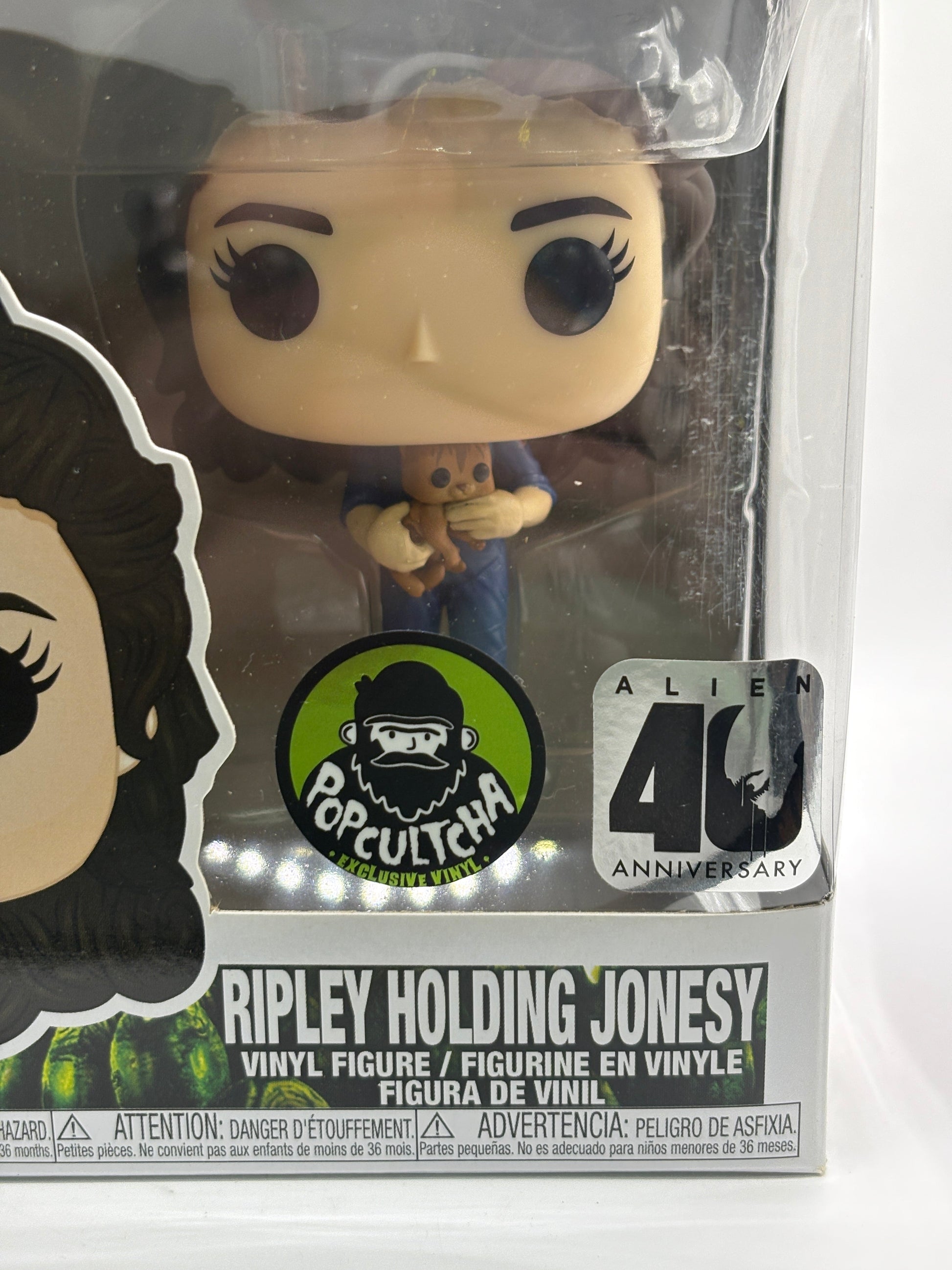 Funko POP! Movies Alien #733 Ripley Holding Jonesy Popcultcha Exclusive FRENLY BRICKS - Open 7 Days