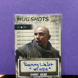 2021 Upper Deck Alien 3 Mug Shots Auto Inscriptions Danny Webb #MS-DW FRENLY BRICKS - Open 7 Days