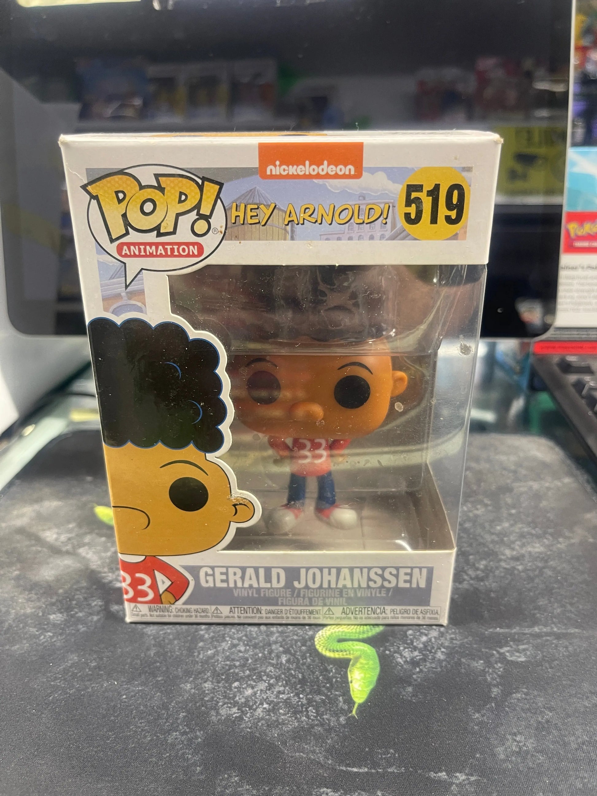 Funko Pop Gerald Johanssen Hey Arnold Nickelodeon 519 FRENLY BRICKS - Open 7 Days