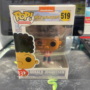 Funko Pop Gerald Johanssen Hey Arnold Nickelodeon 519 FRENLY BRICKS - Open 7 Days