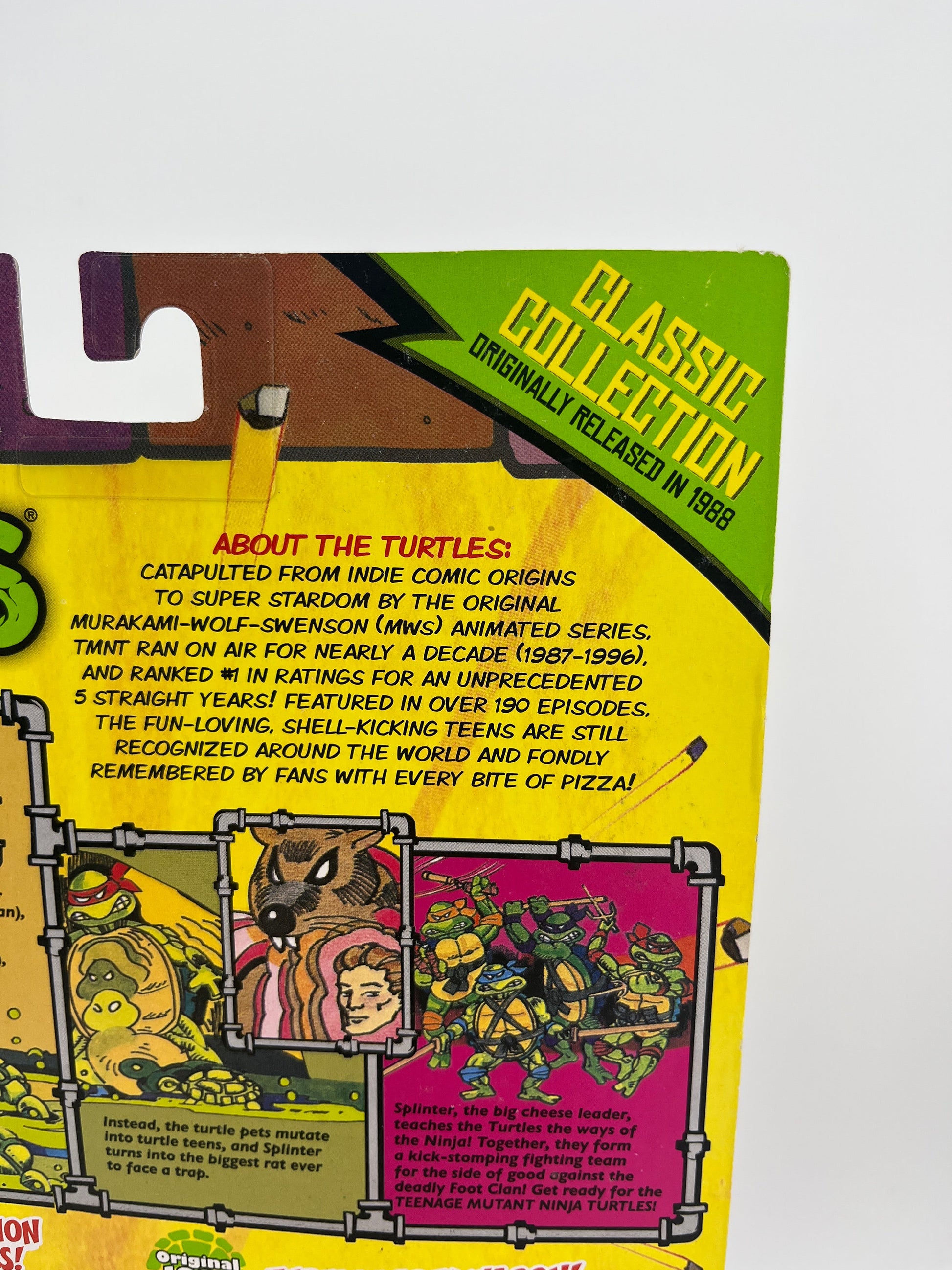 Playmates Classic Teenage Mutant Ninja Turtles TMNT New Reissued 2013 Leonardo FRENLY BRICKS - Open 7 Days