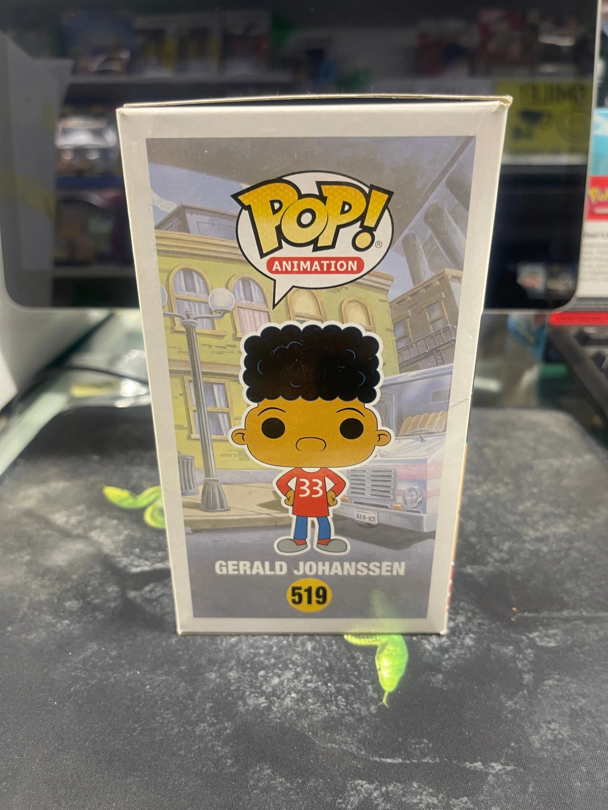 Funko Pop Gerald Johanssen Hey Arnold Nickelodeon 519 FRENLY BRICKS - Open 7 Days